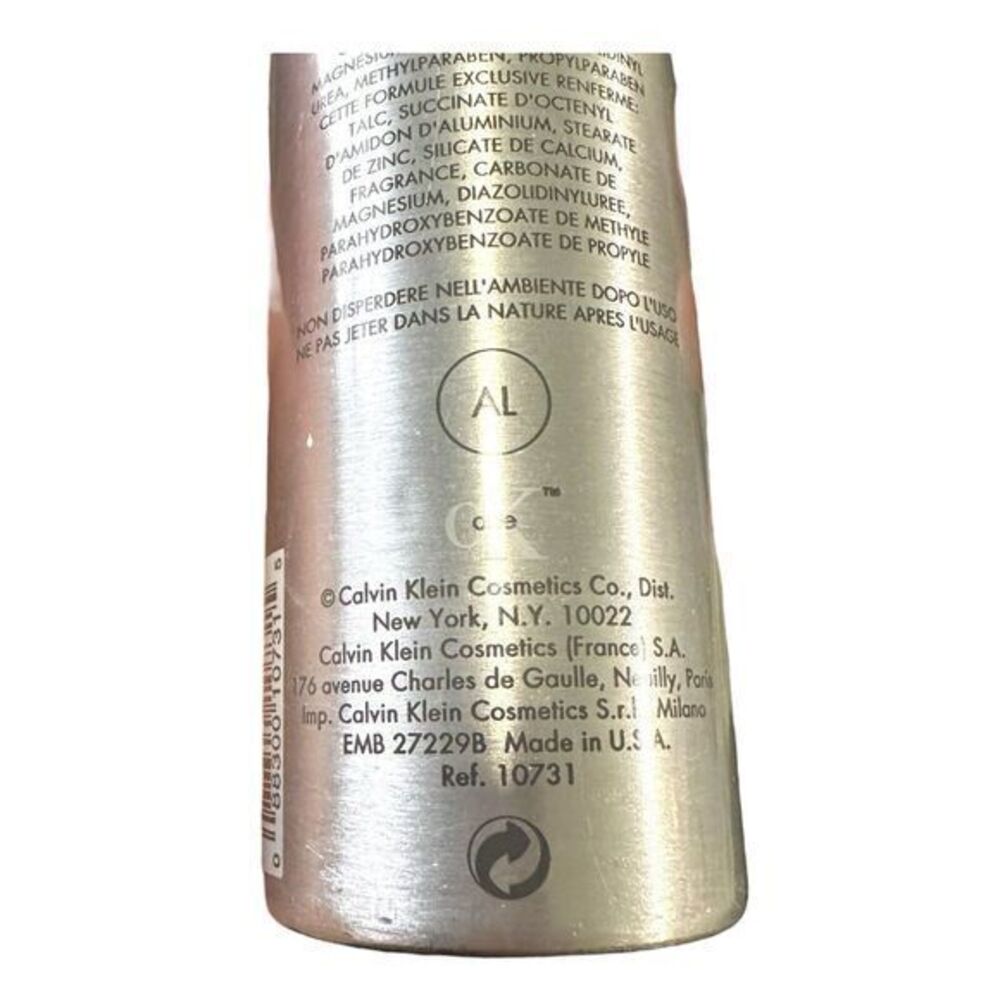 New/Sealed Vintage Calvin Klein CK ONE Scented‎ Talc Dusting Powder 5.3 oz - Picture 5 of 6